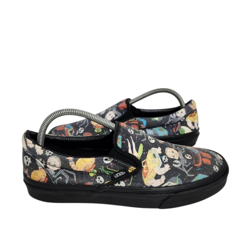 Vans x Disney Toy Story Black Men 9 Women 10.5 Sids Mutant Classic Slip-On Shoes